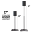 Sanus WSSE1A2 Height Adjustable Speaker Stands for Sonos Era 100 (Pair)