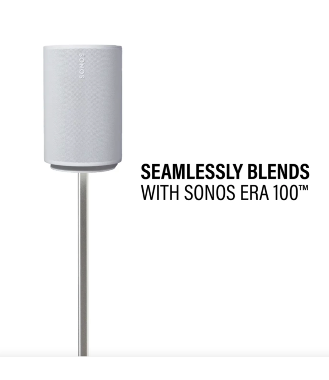Sanus WSSE1A2 2x Height Adjustable Speaker Stands for Sonos Era 100
