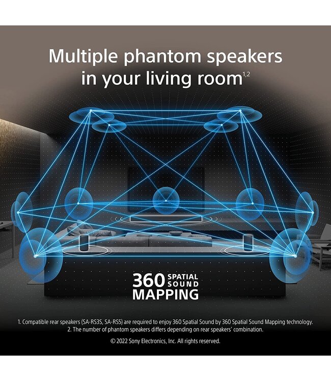 Sony HTA-3000 3.1 Channel Dolby Atmos Soundbar