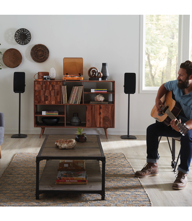 Sanus WSS52-B2 Speaker Stand for Sonos Five/Play 5 Black