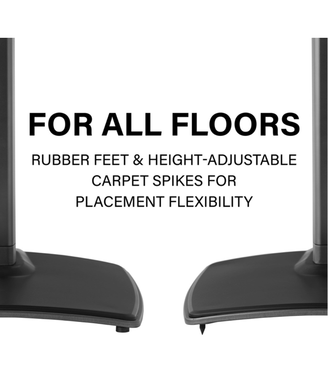 Sanus WSS52-B2 Speaker Stand for Sonos Five/Play 5 Black