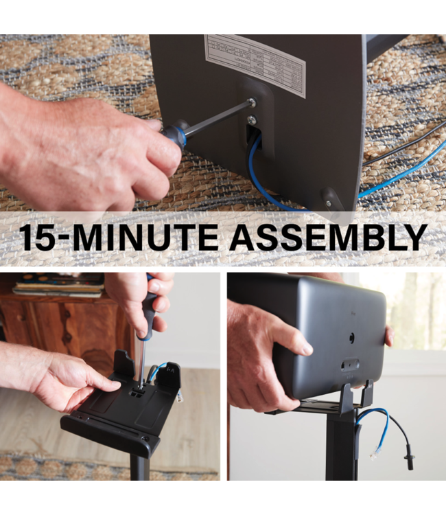 Sanus WSS52-B2 Speaker Stand for Sonos Five/Play 5 Black