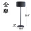 Sanus WSS52-B2 Floor Stand for Sonos Five/Play:5 Black