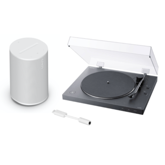 Sonos Era 100 Speaker, Line-In Adapter & Sony Turntable Bundle