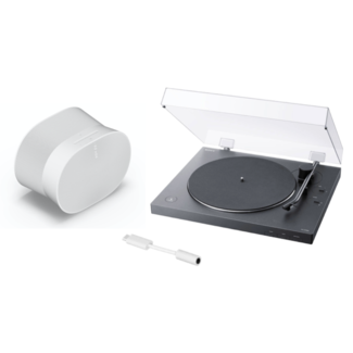 Sonos Era 300 Speaker, Line-In Adapter & Sony Turntable Bundle