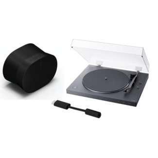 Sonos Immersive Turntable Set - Era 300 & Line-In Adapter & Sony Turntable