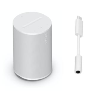 Sonos Era 100 Speaker & Sonos Aux Line-In Adapter Bundle