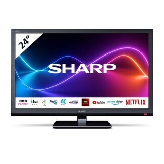 SHARP 1T-C24EE7KC2FB 24" Inch Smart LED TV (Refurbished)