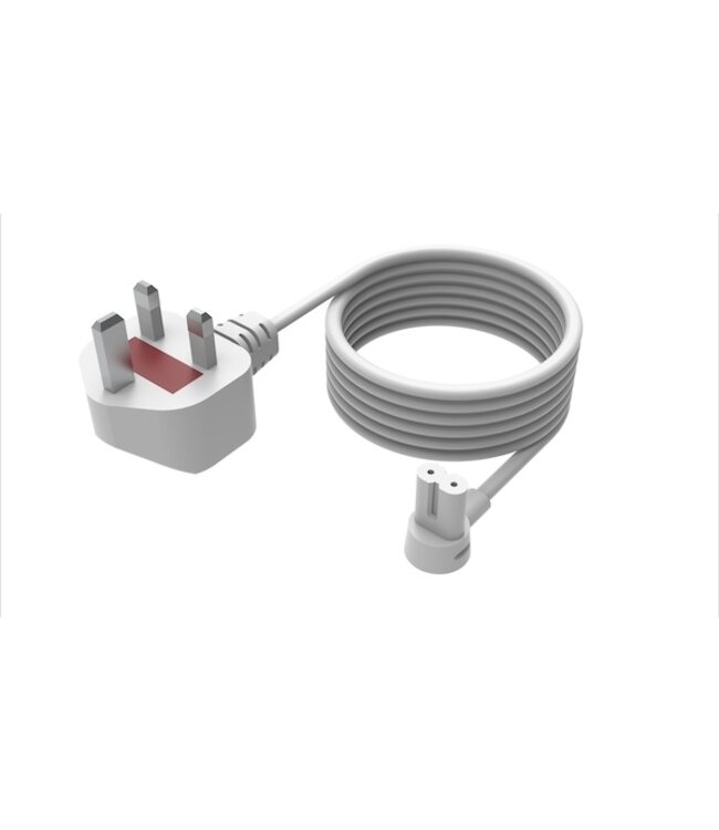 Flexson 5M Power Cable for Sonos Era100, Era300, Arc, Ray, Beam, Amp, Five, Sub (Gen:3), Sub Mini and Play 5 (Gen:2)