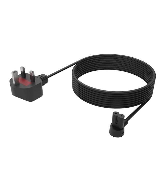 Flexson 5M Power Cable for Sonos Era100, Era300, Arc, Ray, Beam, Amp, Five, Sub (Gen:3), Sub Mini and Play 5 (Gen:2)