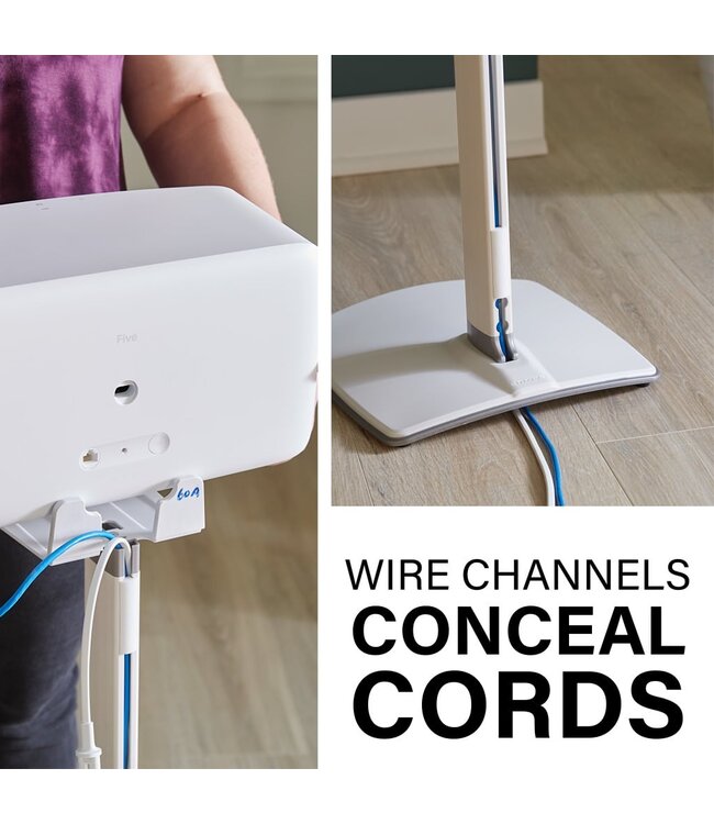 Sanus WSS52-W2 Five/Play:5 Speaker Stand - White