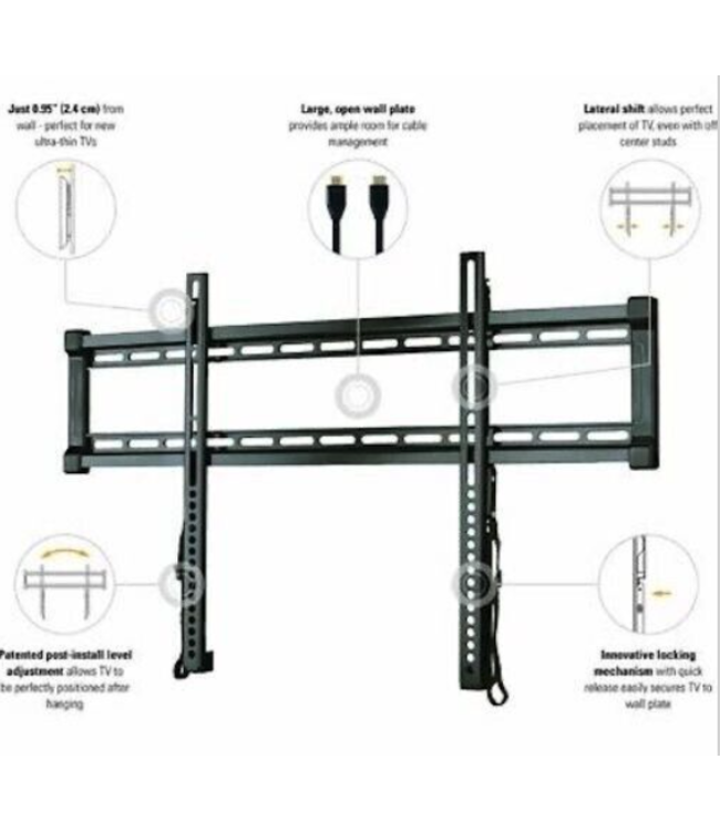 Sanus VuePoint F55C-B2 Fixed 47-90" Inch TV Wall Bracket