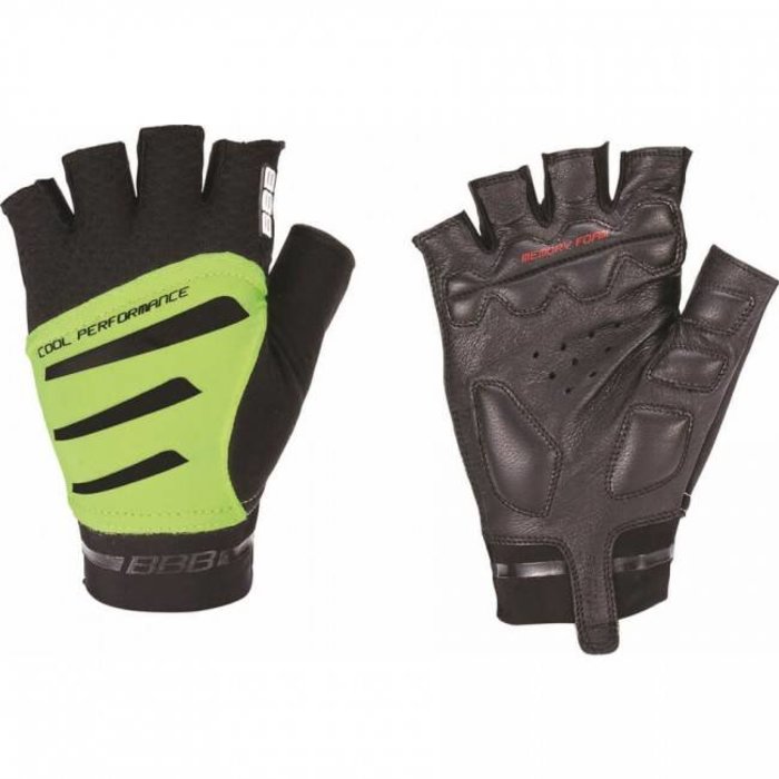 BBB BBB Equipe BBW-48 koershandschoenen zwart neon geel