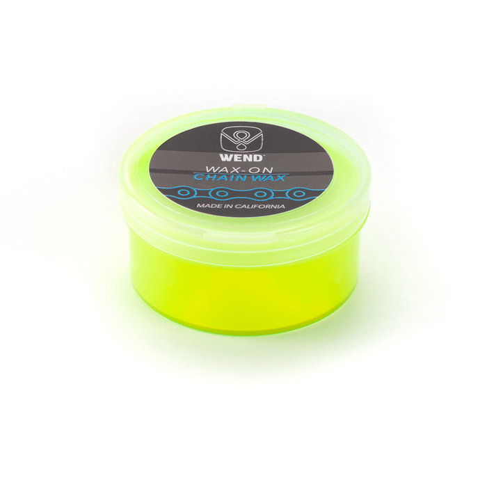 Wend waxworks Wend Wax-on Chain Lube Pocket Wax Yellow
