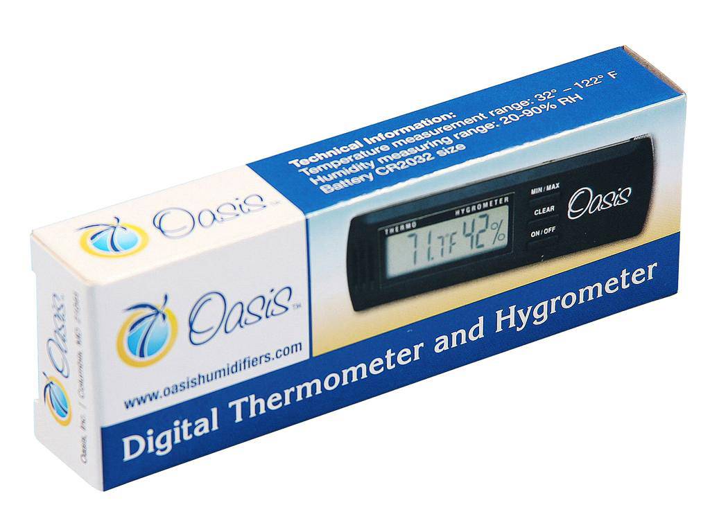OH-2+ Digital Hygrometer / Thermometer - Oasis Humidifiers