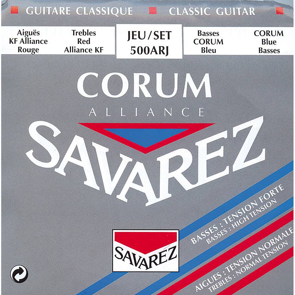 Savarez Savarez 500ARJ Corum Alliance High Bass/Medium Trebles Tension
