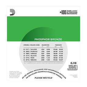 D'Addario D'Addario EJ18 14-59 Phosphor Bronze Heavy