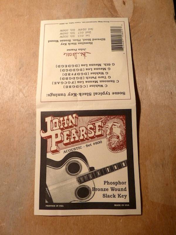 John Pearse John Pearse 800 Slack Key Phosphor Bronze