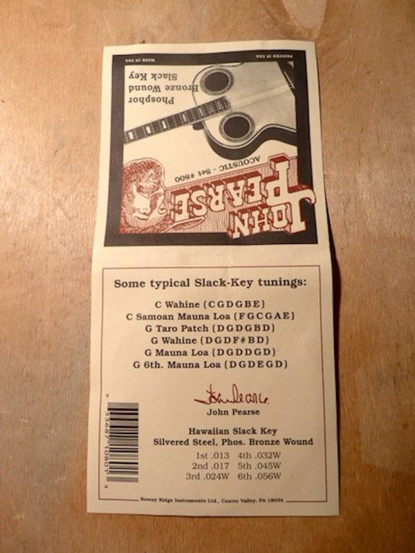 John Pearse John Pearse 800 Slack Key Phosphor Bronze