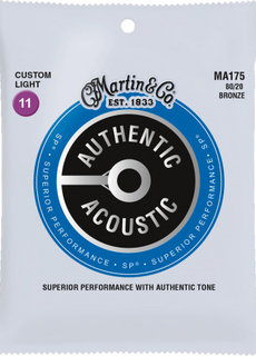 C. F. Martin & Co. Martin Authentic Acoustic Bronze MA175 Custom Light 11-52