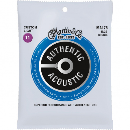 C. F. Martin & Co. Martin Authentic Acoustic Bronze MA175 Custom Light 11-52