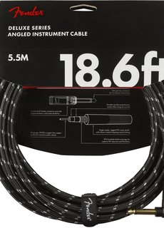 Fender Fender Cable Deluxe Black 18.6ft/5.5m H-R