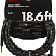 Fender Fender Cable Deluxe Black 18.6ft/5.5m H-R