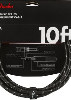 Fender Fender Cable Deluxe Black 10ft/3m R-R