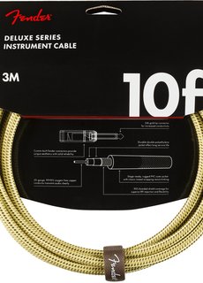 Fender Fender Cable Deluxe Tweed 10ft/3m R-R