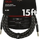 Fender Fender Cable Deluxe Black 15ft/4.5m R-R