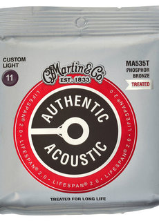C. F. Martin & Co. Martin Authentic Acoustic Lifespan 'Treated' Phosphor Bronze MA535T Custom Light 11-52