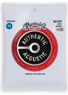 C. F. Martin & Co. Martin Authentic Acoustic Lifespan 'Treated' Bronze MA150T Medium 13-56