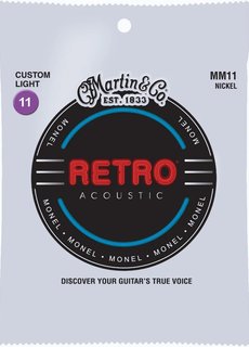 C. F. Martin & Co. Martin Retro  Acoustic MM11 Custom Light 11-52 Nickel Monel Wrap