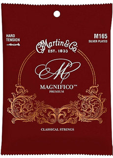 C. F. Martin & Co. Martin Magnifico Premium Classical Strings M165 Hard Tension Silver Plated