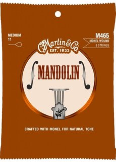 C. F. Martin & Co. Martin Mandolin M465 8-String Medium 11-40 Monel Wound