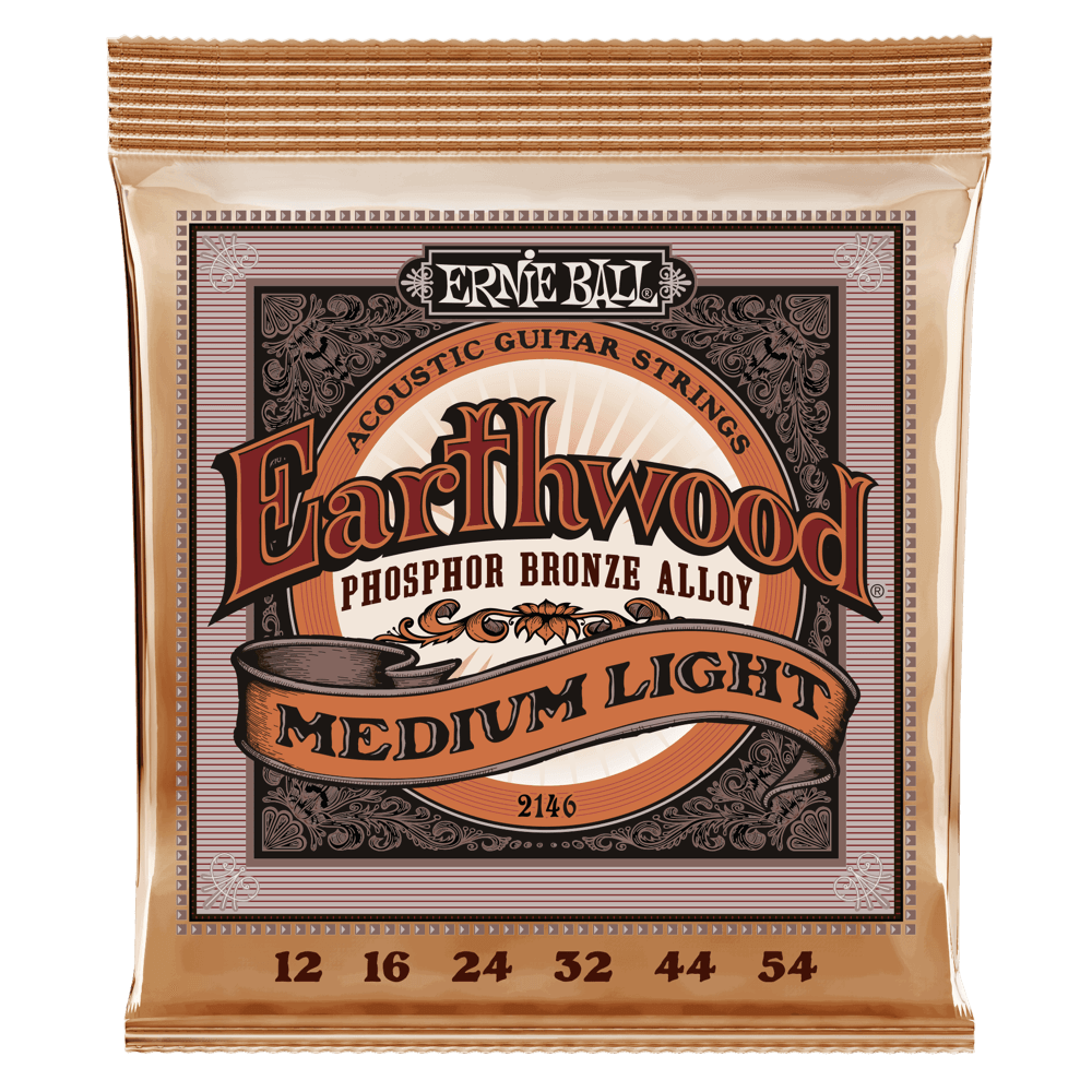 Ernie Ball Ernie Ball Earthwood 2146 Medium Light 12-54 Phosphor Bronze