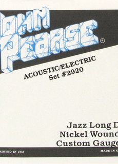 John Pearse John Pearse 2920 Jazz Long D Nickel Wound Custom Gauge