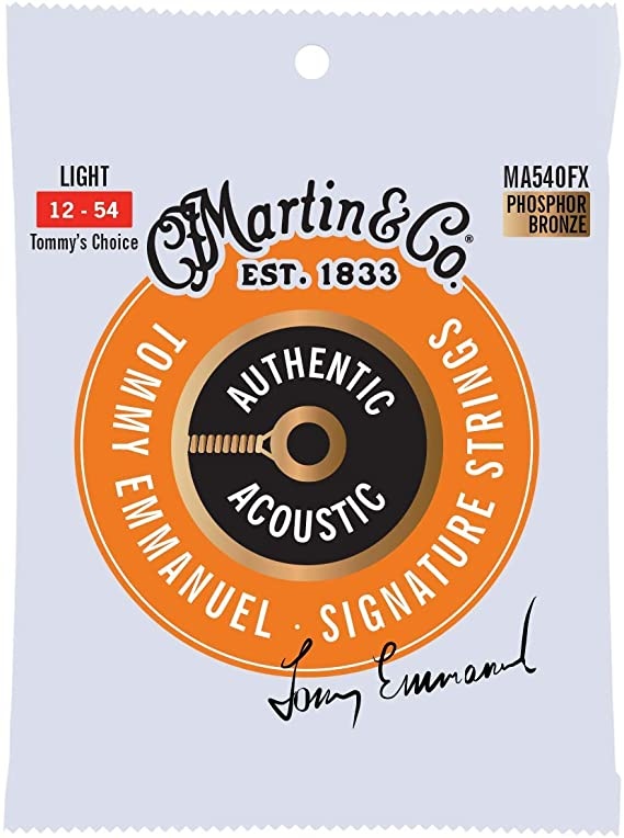 C. F. Martin & Co. Martin MA540FX 'Flexcore' Acoustic Tommy Emmanuel Signature 12-54 Phosphor Bronze