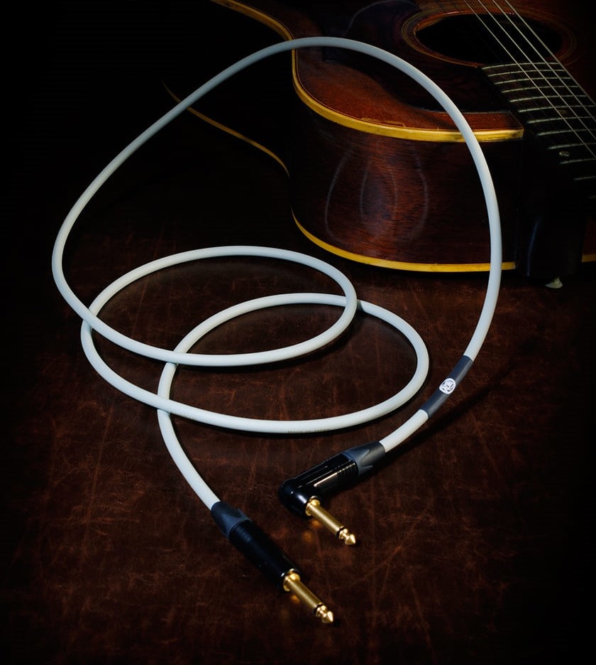 Kaminari Kaminari Acoustic Guitar Cable 5m Angled-Straight