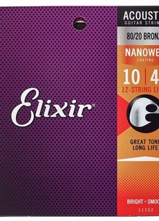 Elixir Elixir 11152 Nanoweb Acoustic 12-String 10-47 80/20 Bronze