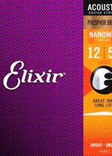 Elixir Elixir Nanoweb 12-53 Phosphor Bronze 16052