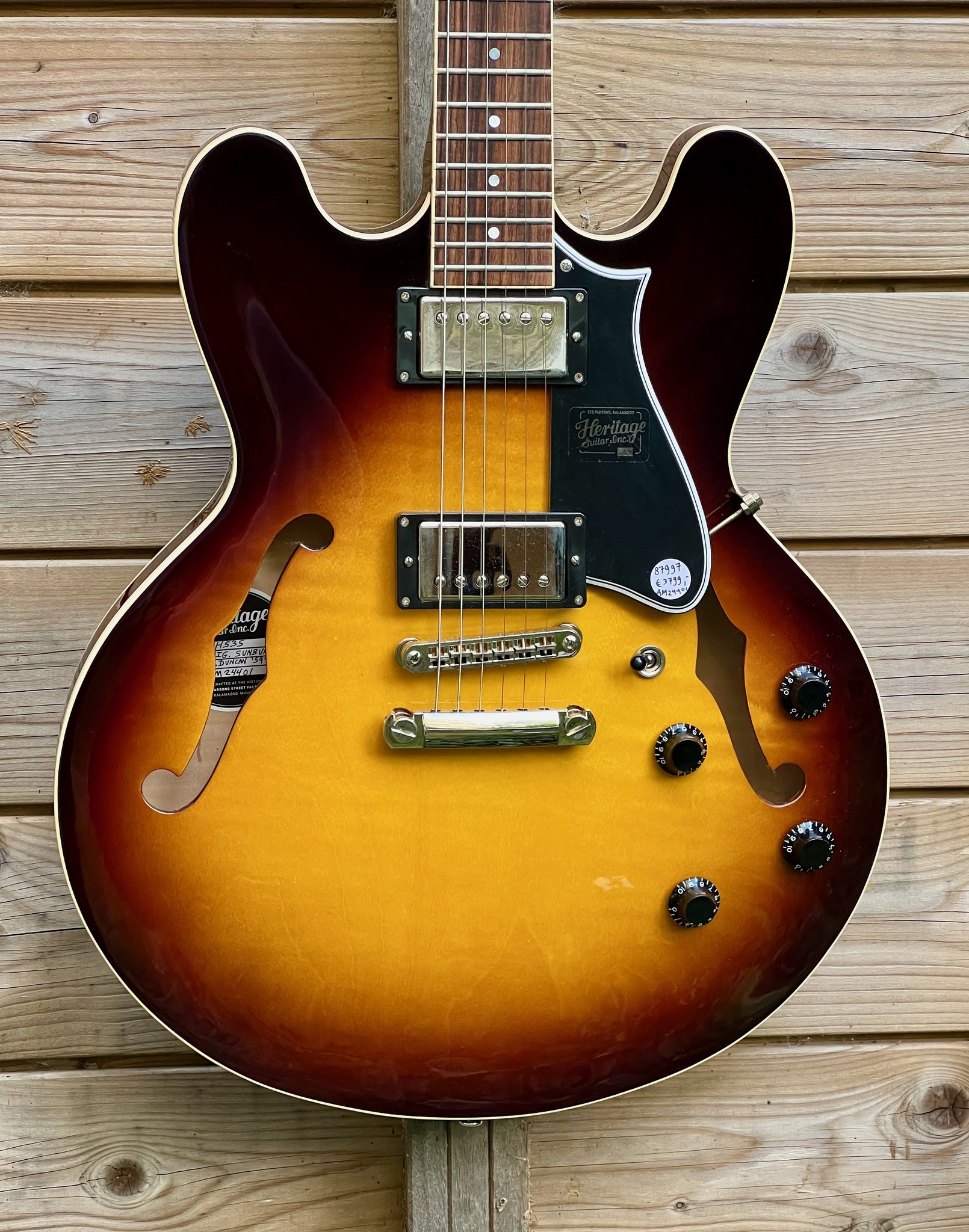 Heritage (AFGEPRIJSD!) Heritage H-535 Original Sunburst (#AM24401)