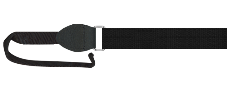 Souldier Straps Souldier Ukelele Strap Plain Black