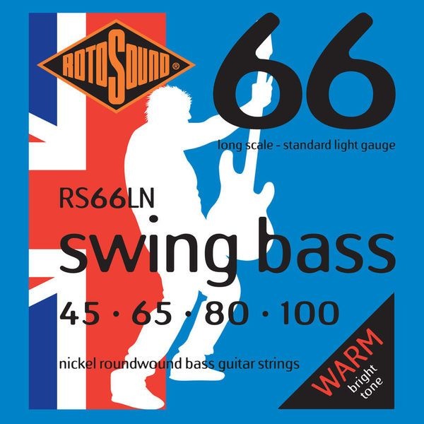 Rotosound Rotosound RS66LN Swing Bass 45-100 Nickel Long Scale
