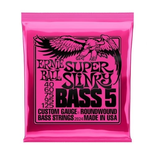 Ernie Ball Ernie Ball 2824 5-String Bass 40-125 Super Slinky