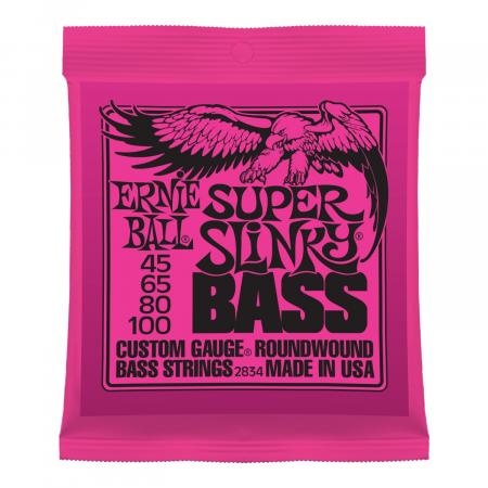 Ernie Ball Ernie Ball 2834 Bass Strings .045 - .100 Super Slinky