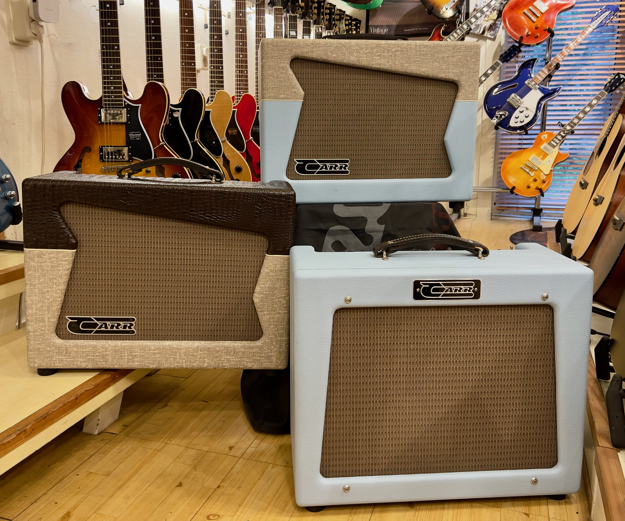Carr (AFGEPRIJSD!) Carr Skylark 1x12" Tube Combo Slub/Sonic Blue