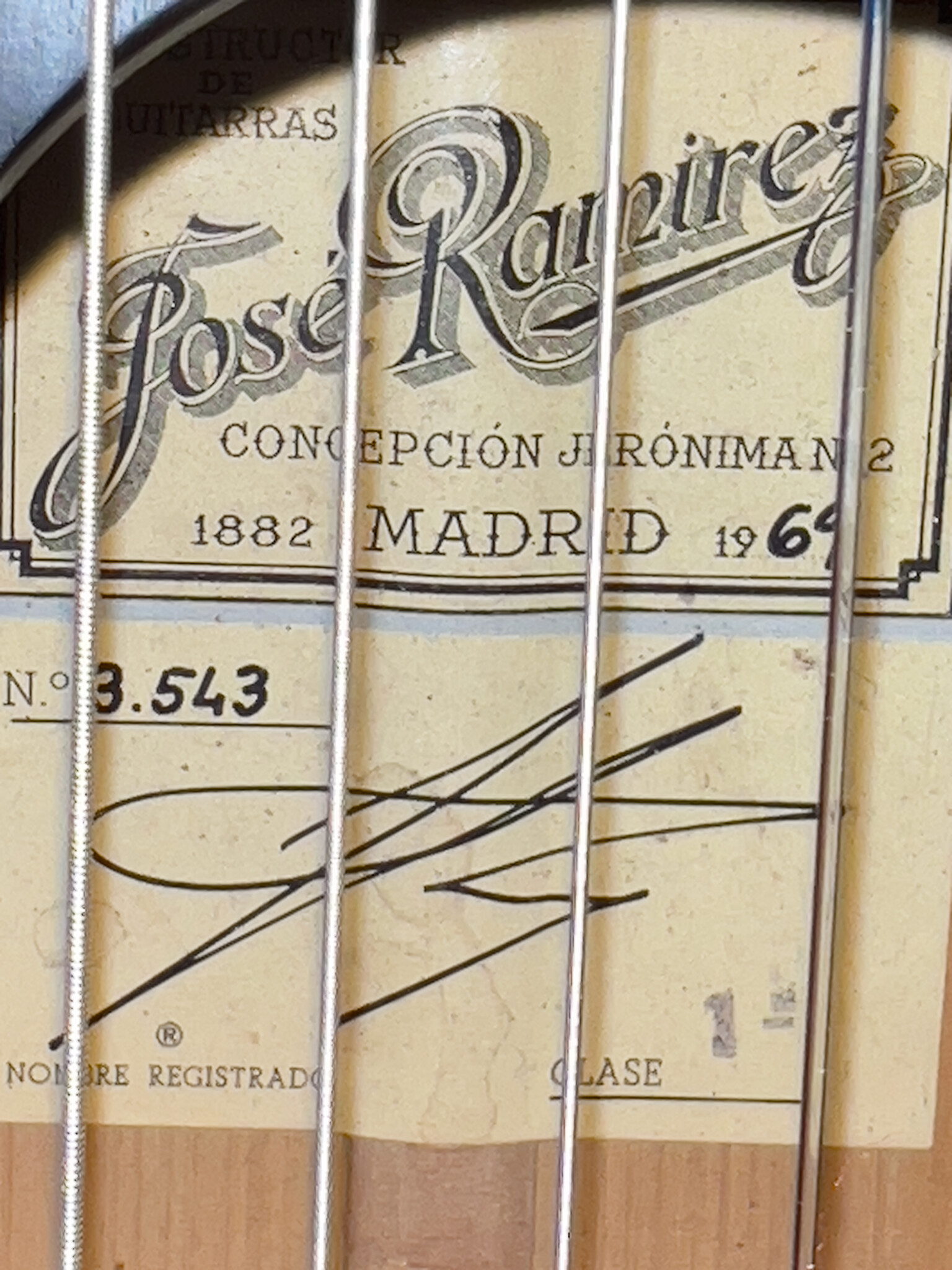 José Ramirez 1969 José Ramirez 1A
