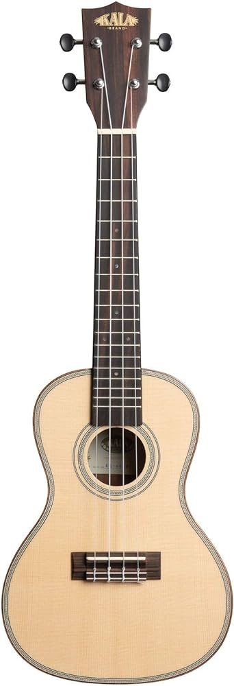 Kala Kala Concert Ukulele Solid Spruce/Ebony KA-SSEBY-C