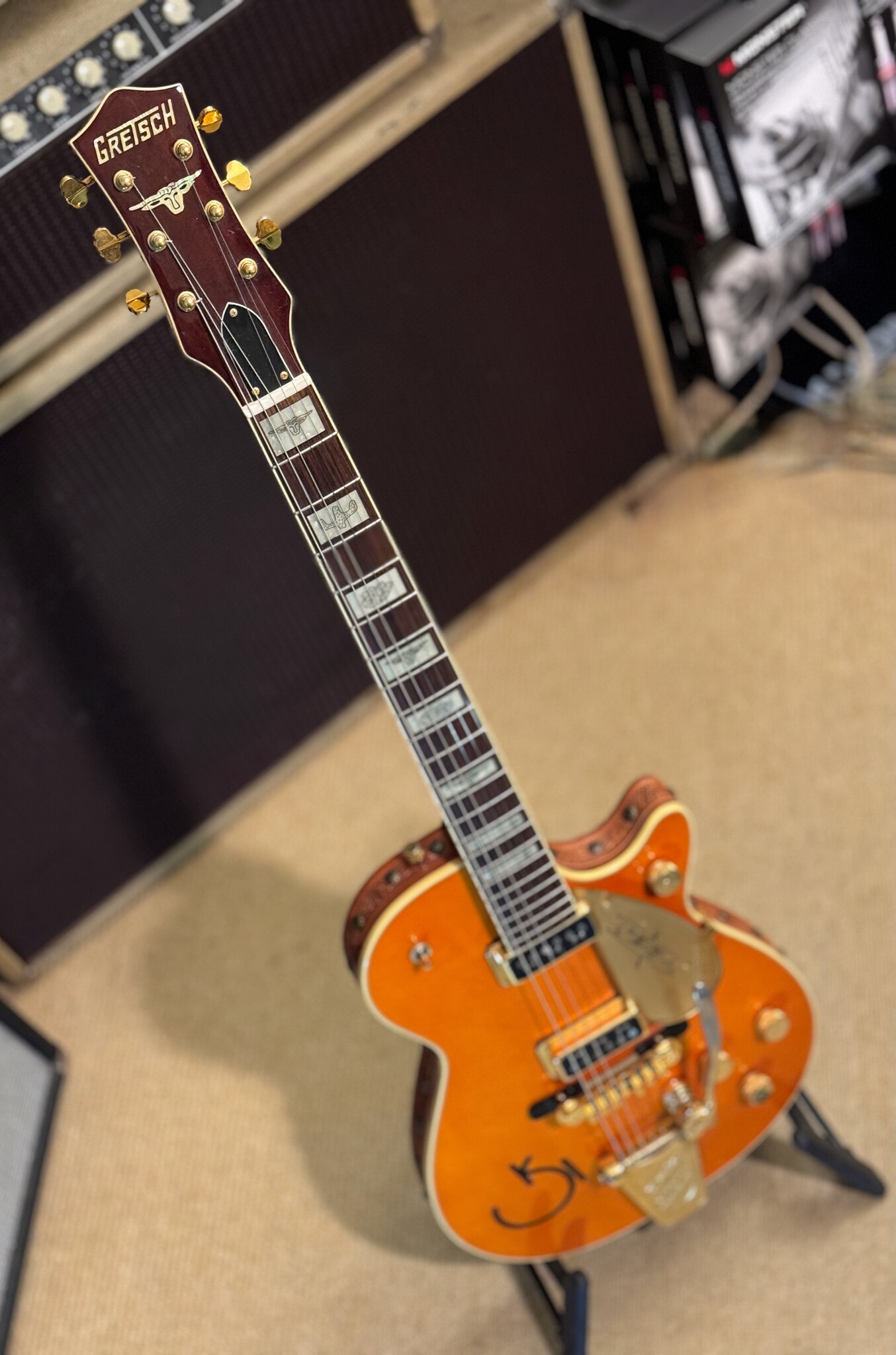 Gretsch (ON HOLD!) Gretsch Roundup G6121  W + Melita Bridge